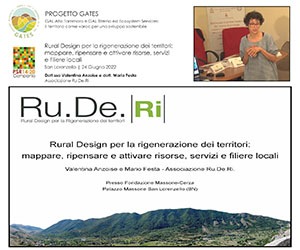Rural Design per la rigenerazione dei territori: mappare, ripensare e attivare risorse, servizi e filiere locali | Valentina Anzoise